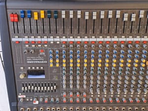 Dynacord PowerMate 1600-3, een 16-kanaals powermixer.