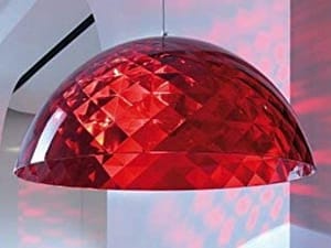 Koziol lampen (14 rode en 10 groene)
